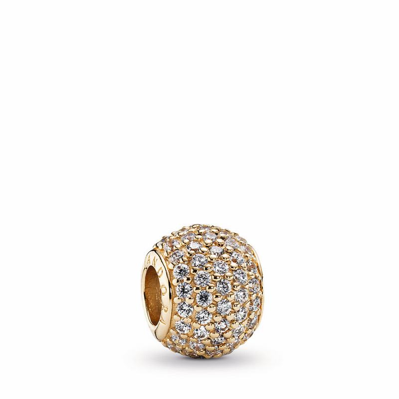 Pandora Pavé Lights Charm Gold Egypt OM2536980